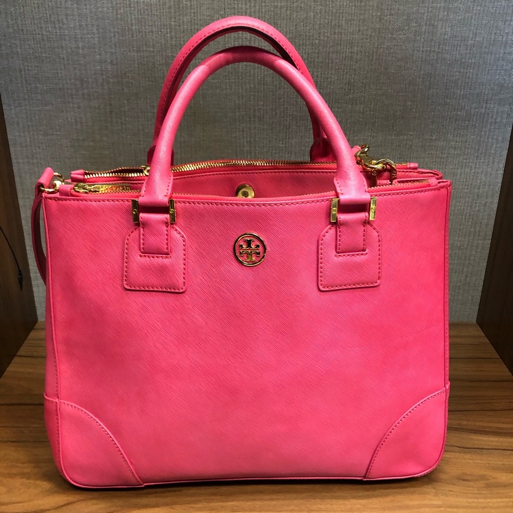 Tory Burch Pink Tote Bag